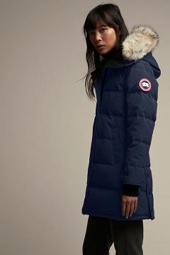 Chamarras Canada Goose Mujer México - Shelburne Abrigos Azul Oscuro Marino LQ3710284